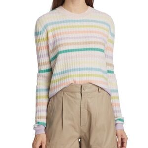 27 MILES MALIBU Sofia Striped Cashmere Sweater